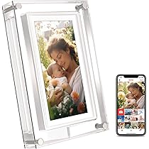 Amazon | 5インチアクリルビデオ写真フレーム、4GBメモリと